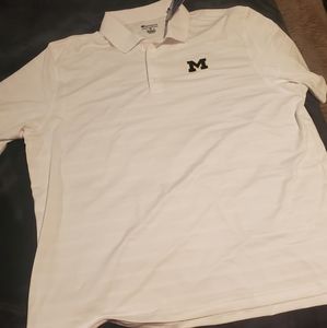 Michigan Dryfit polo.